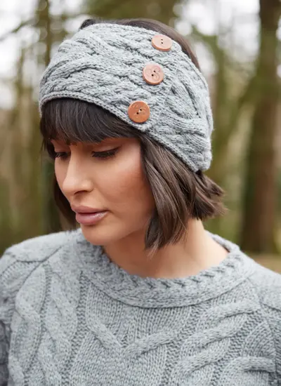 Supersoft Button Headband 